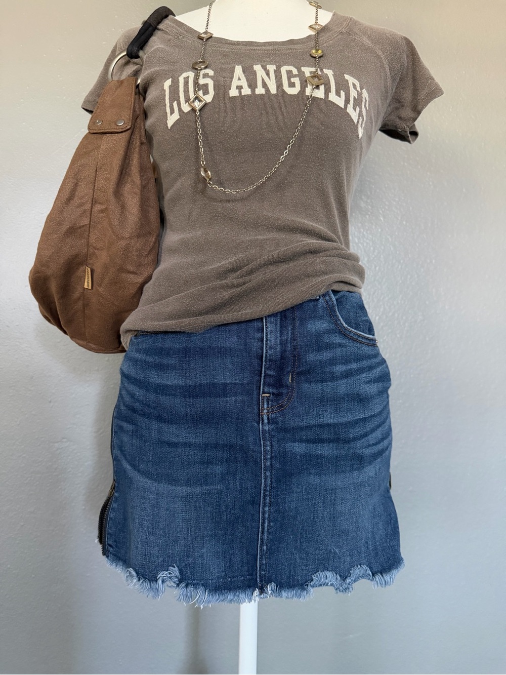 American Eagle Outfitters Blue Denim Mini Skirt